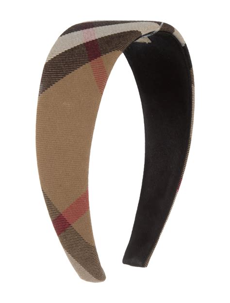 burberry blue and brown headband|Burberry headbands for sale.